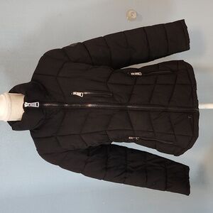 Calvin Klein infinity stretch Sorona Aura black puffer coat size small
